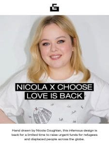 NICOLA COUGHLAN FOR CHOOSE LOVE