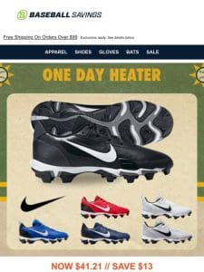 NIKE Force Trout 9 Cleat On Sale! Today Only!