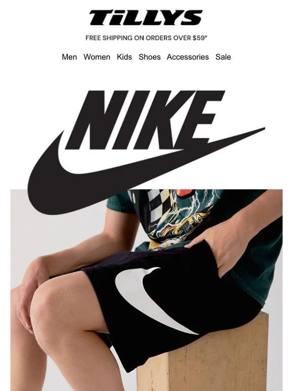 NIKE → New Arrivals