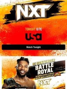 NXT Preview: Battle Royal to determine the No. 1 Contender to NXT Championship!