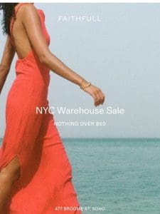 NYC Warehouse Sale: Final Days
