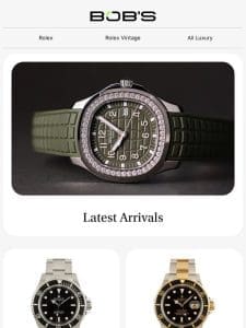 Need Inspiration? Find Your Next Wristwatch in our Latest Arrivals