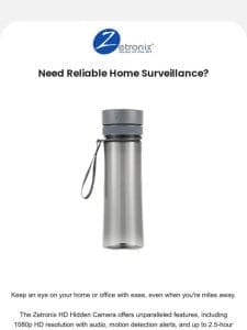 Need reliable home surveillance? Explore our HD Water Bottle Camera!