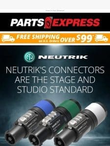 Neutrik Connectors Now In Stock!
