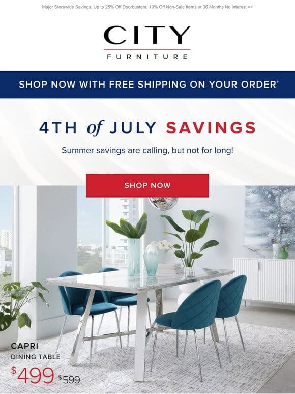 New 4th of July Markdowns Just Added!