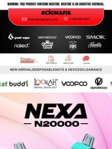 New Arrival? | NEXA N20000 Disposable (20000 Puffs)??