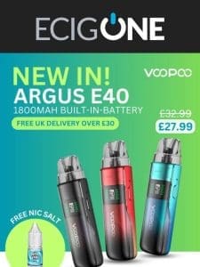 ?New Arrival! Voopoo Argus E40 Pod Kit