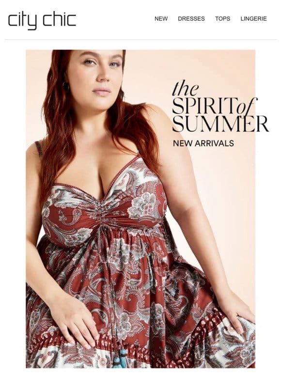 New Arrivals: The Spirit of Summer + 25% Off* Full-Price