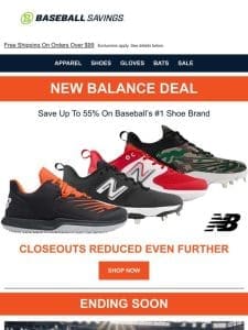 New Balance Shoe Deals! Save Up To 55%!