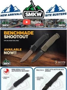 New Benchmade Shootout Available NOW!