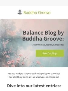 New Blog Posts: Muddy Lotus， Water， & Healing!