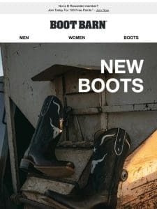 New Boot Arrivals