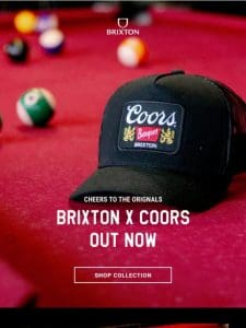 New Brixton X Coors Collection! Out now