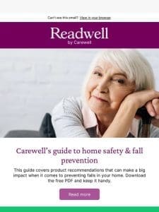 New! Carewell’s Guide to Home Safety & Fall Prevention