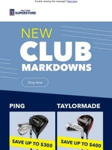 New Club Markdowns