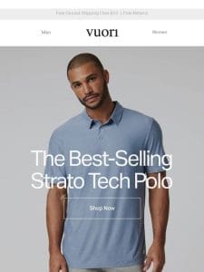 New Color: Strato Tech Polo