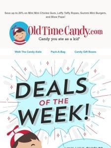 ? New Deals of the Week are Here!