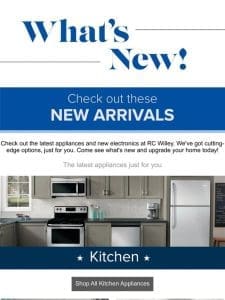 New Electronics and Appliances Just Landed ?