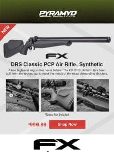 New FX Airgun: DRS Classic PCP Rifle