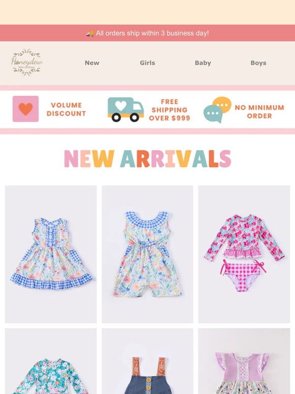 New Floral Arrivals for Kids!