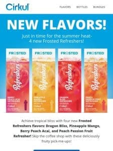 New Frosted Refreshers Flavors? Yes Please!