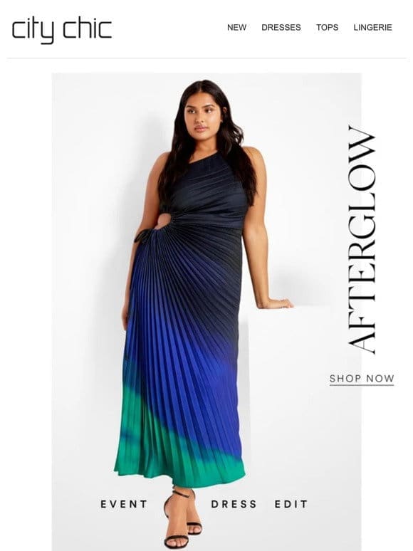 New-In Date Night Dresses: Afterglow + 25% Off* Full-Price