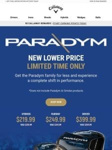 New Lower Price: Shop Paradym Woods