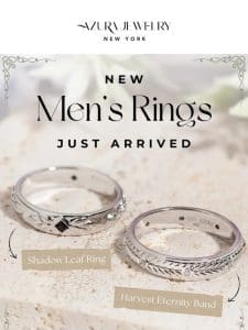 New Men’s Rings Are Here! ?