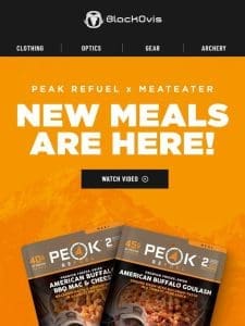 New Peak Refuel x MeatEater Meals are live!