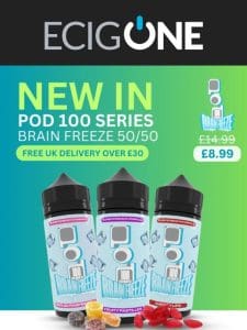 ?New Pod 100 Series Brain Freeze 50/50