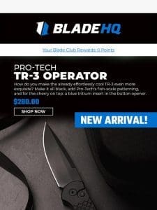 New Pro-Tech TR-3 Operator with tritium!