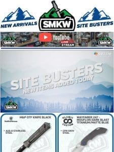 New Site Busters Added Today!