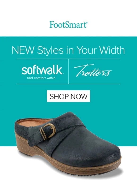 New Styles from Softwalk & Trotters