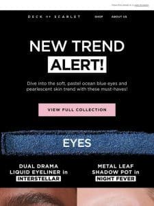 New Trend Alert: Pearlescent Skin and Ocean Eyes