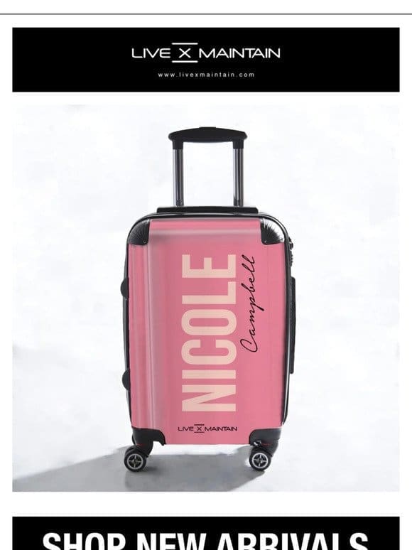 ? New Watermelon Pink Suitcase