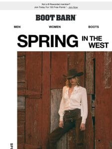 New Western Wear for Spring