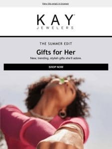 New. Fab. Gifts For Her
