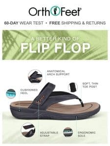 Next level flip flops & sandals