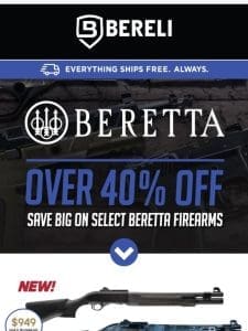 ?No April Fools Here! Over 40% Off Beretta?