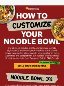 Noodle Bowl 101