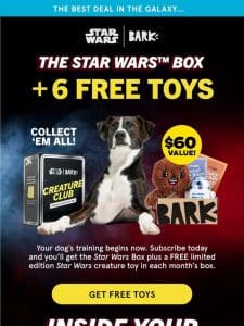 ? Not A Jedi? Mind Trick: We’re giving you early access to 6 FREE Star Wars?Toys!