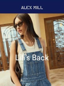 Not sold out anymore: The Lili Overall