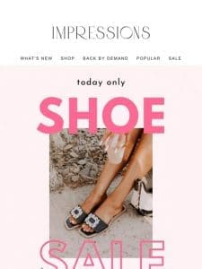 OMG! Up to 80% off ALL shoes!