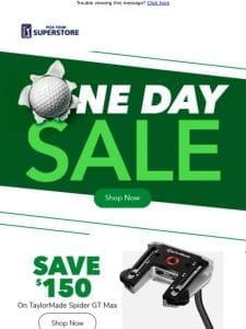 ONE DAY SALE