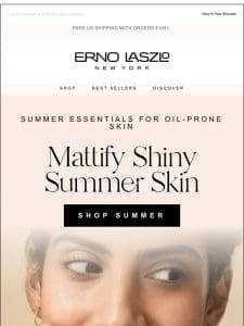 Oily Skin? Not This Summer