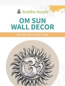 Om Sun Wall Decor ? 33% OFF!