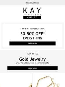 On NOW: 30-50% OFF Everything