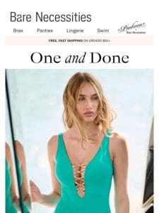 One-Piece Swimwear That Effortlessly Flatters