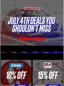 Open To Access July 4th Deals