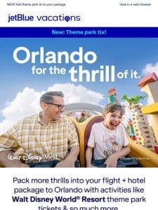 Orlando vacay? Book it all in one place. ??